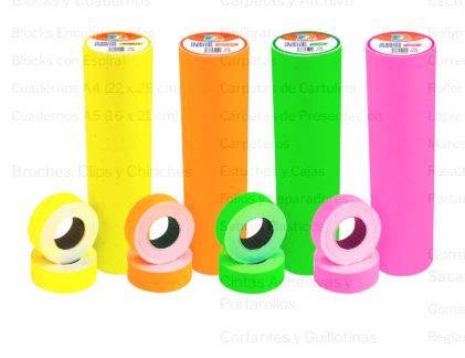 Rollo Etiquetas Precios Fluo
