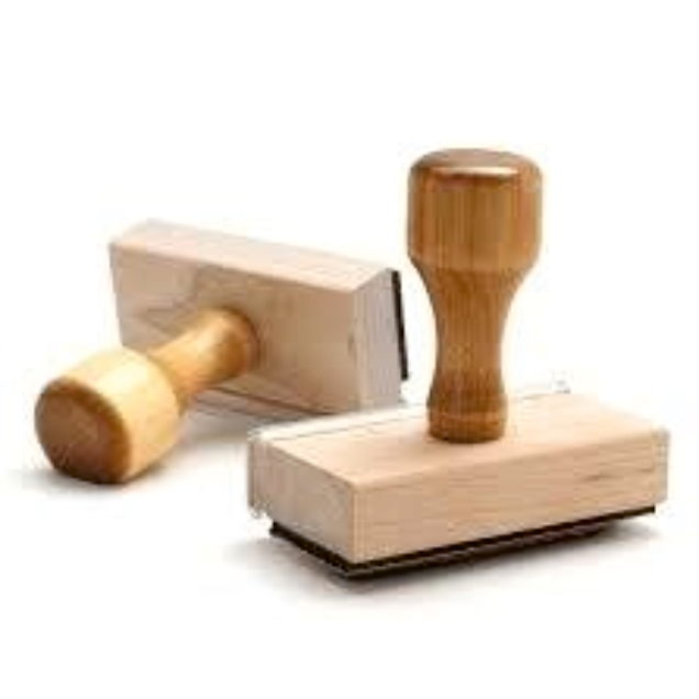 Sello de Madera Rectangular