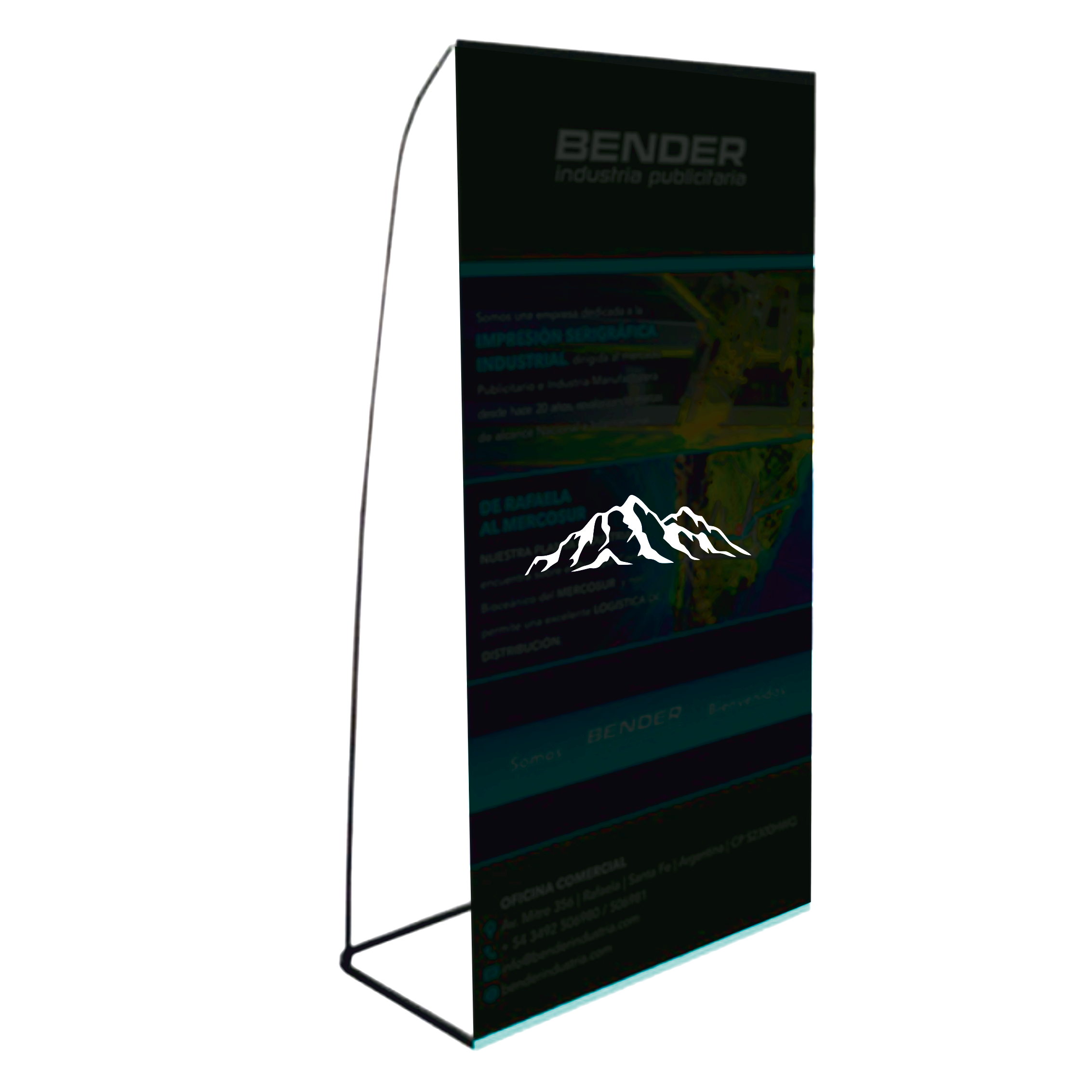 Banner + Porta 1,90 x 0,90 mts.